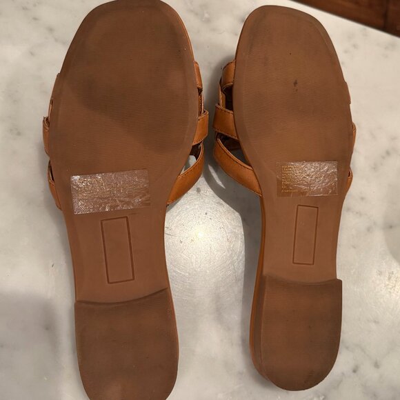Nordstrom Carolina Slide Tan Toffee Size 8 Sandals classic coastal boho chic - Picture 4 of 5